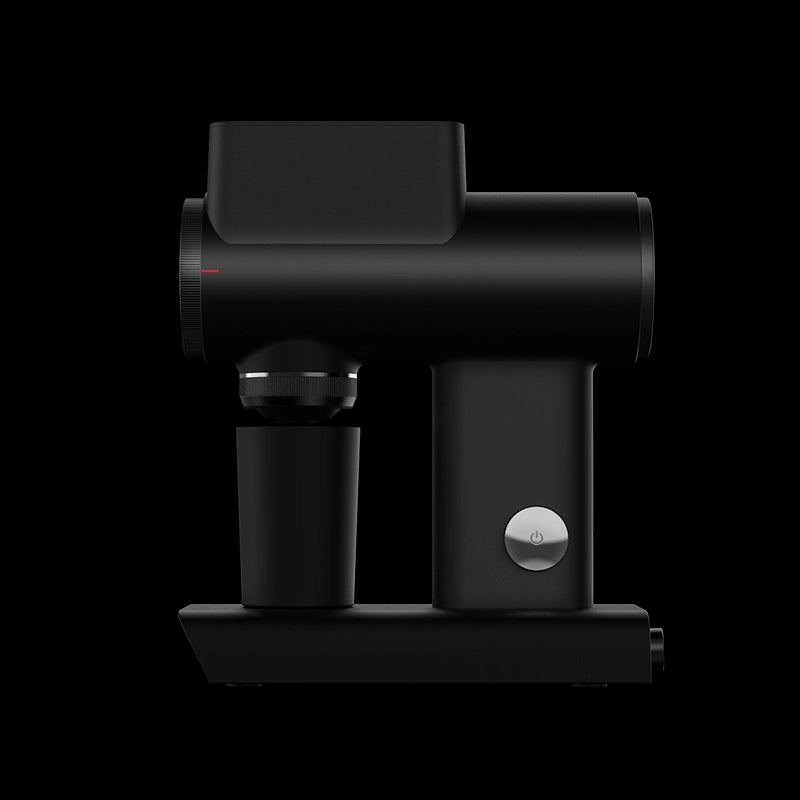 TIMEMORE Sculptor 064s grinder side view showcasing its sleek design and modern features.