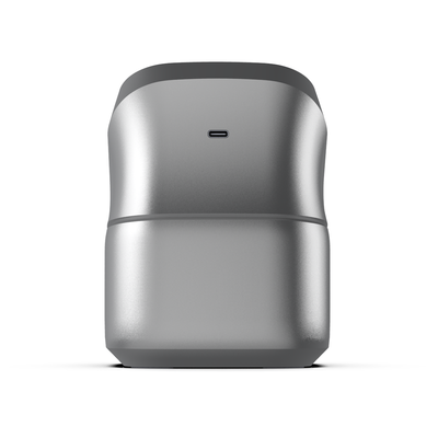 LeBrew RoastSee Fusion coffee analyzer in a sleek silver design, showcasing its compact features and modern aesthetics.