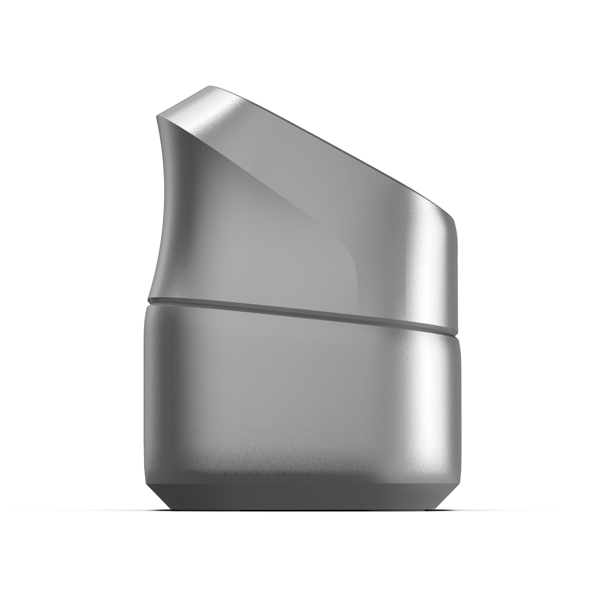 LeBrew RoastSee Fusion coffee analyzer side view in sleek silver design.