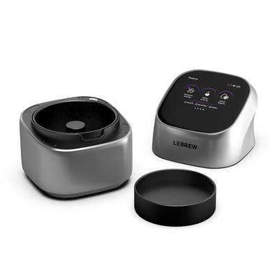 LeBrew RoastSee Fusion coffee analyzer, a compact device for precise coffee measurements and quality control.