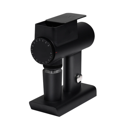 TIMEMORE Sculptor 064s grinder featuring a sleek black design and precise grind settings for coffee enthusiasts.